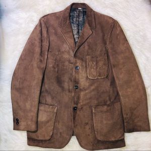 VTG Scully Leather Suede Blazer Size 40